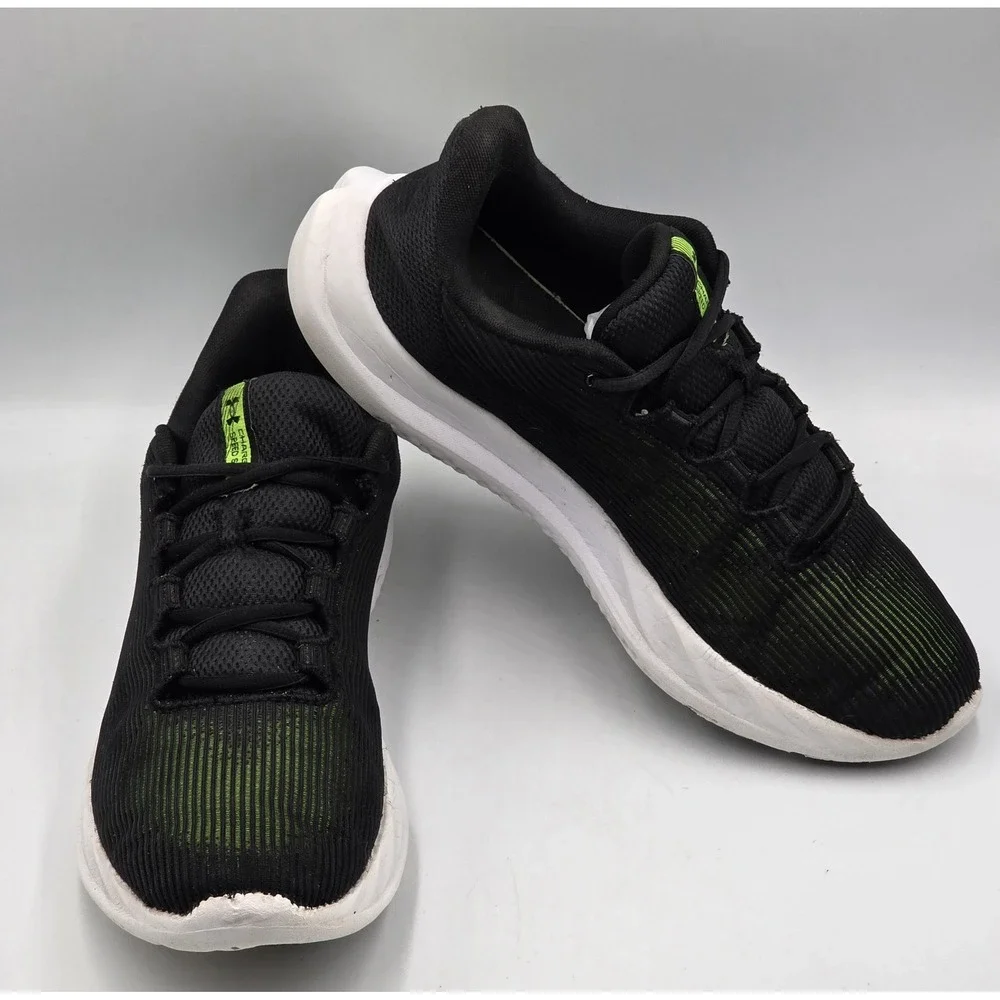 Under Armour Charged Revitalize Sneakers Mens Black  Low Top Running Shoes 10